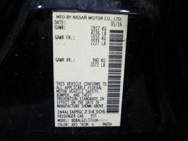 Photo 9 VIN: 1N4AL3AP9GC234306 - NISSAN ALTIMA 