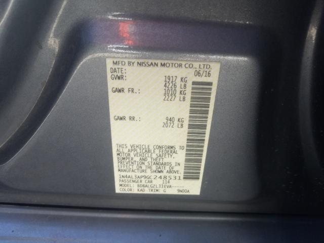 Photo 9 VIN: 1N4AL3AP9GC248531 - NISSAN ALTIMA 2.5 