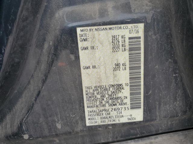 Photo 11 VIN: 1N4AL3AP9GC269735 - NISSAN ALTIMA 2.5 