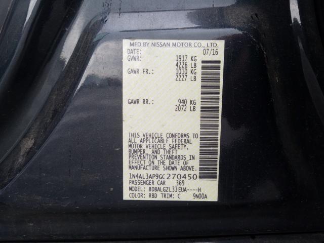 Photo 9 VIN: 1N4AL3AP9GC270450 - NISSAN ALTIMA 2.5 