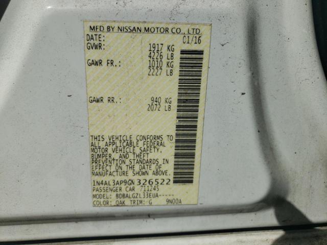 Photo 11 VIN: 1N4AL3AP9GN326522 - NISSAN ALTIMA 