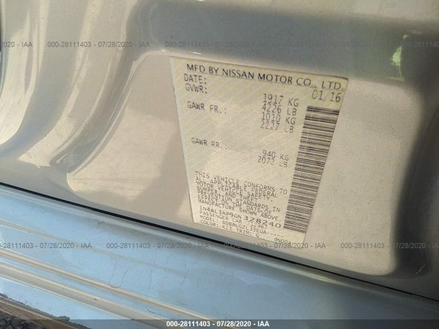 Photo 8 VIN: 1N4AL3AP9GN328240 - NISSAN ALTIMA 