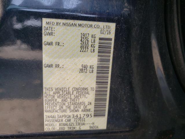 Photo 9 VIN: 1N4AL3AP9GN341795 - NISSAN ALTIMA 