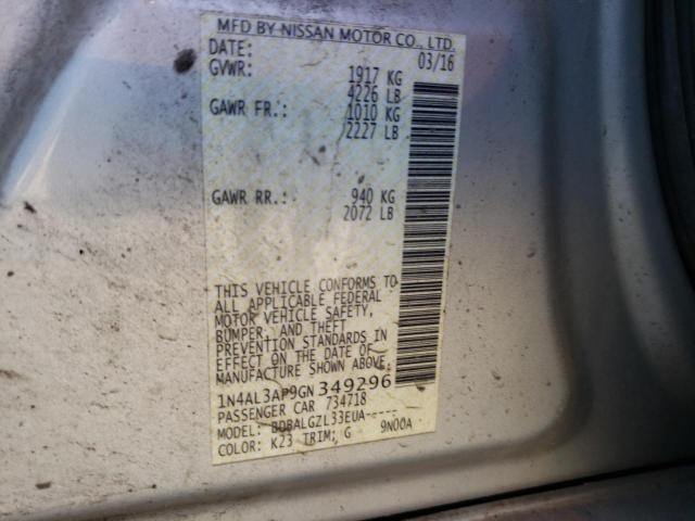 Photo 9 VIN: 1N4AL3AP9GN349296 - NISSAN ALTIMA 2.5 