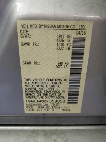 Photo 11 VIN: 1N4AL3AP9GN359052 - NISSAN ALTIMA 