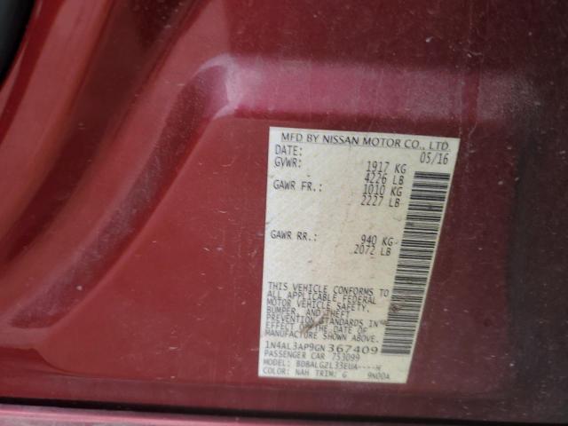 Photo 11 VIN: 1N4AL3AP9GN367409 - NISSAN ALTIMA 2.5 