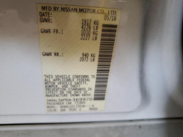 Photo 11 VIN: 1N4AL3AP9GN369970 - NISSAN ALTIMA 2.5 