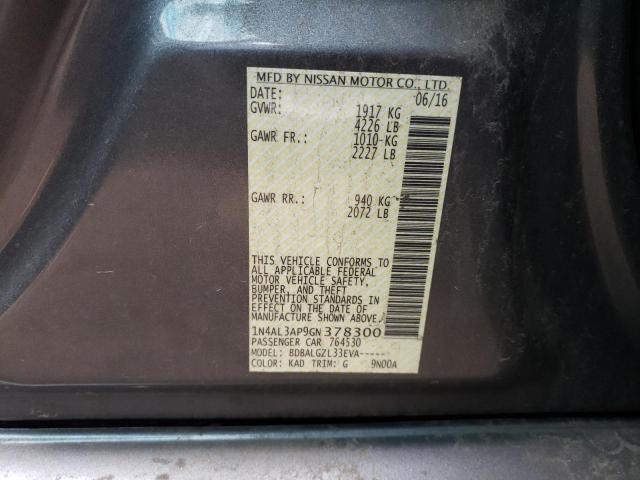 Photo 11 VIN: 1N4AL3AP9GN378300 - NISSAN ALTIMA 2.5 