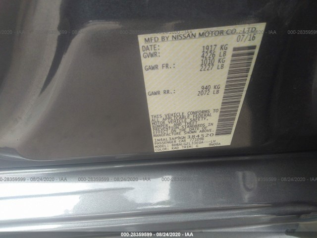 Photo 8 VIN: 1N4AL3AP9GN384520 - NISSAN ALTIMA 