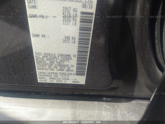 Photo 8 VIN: 1N4AL3AP9GN390303 - NISSAN ALTIMA 