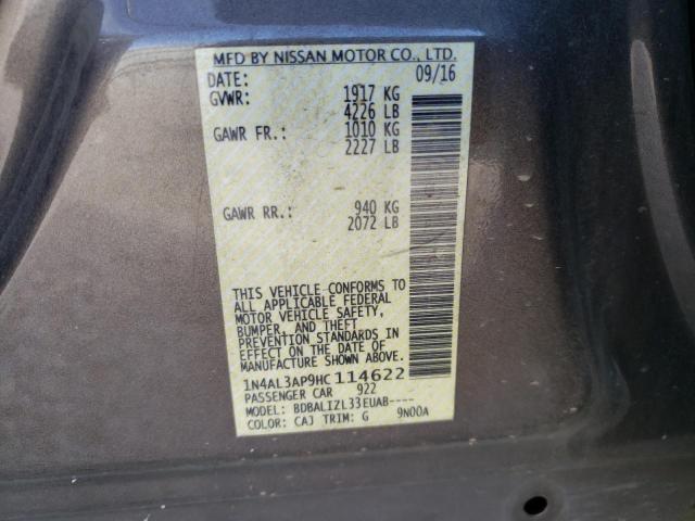 Photo 12 VIN: 1N4AL3AP9HC114622 - NISSAN ALTIMA 