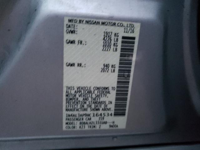 Photo 9 VIN: 1N4AL3AP9HC164534 - NISSAN ALTIMA 2.5 