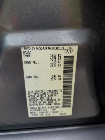 Photo 12 VIN: 1N4AL3AP9HC203803 - NISSAN ALTIMA 2.5 