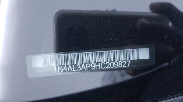 Photo 2 VIN: 1N4AL3AP9HC209827 - NISSAN ALTIMA 2.5S 