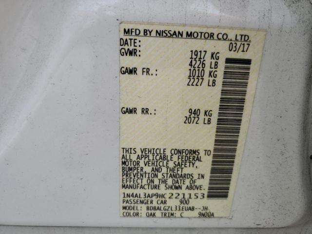 Photo 11 VIN: 1N4AL3AP9HC221153 - NISSAN ALTIMA 2.5 