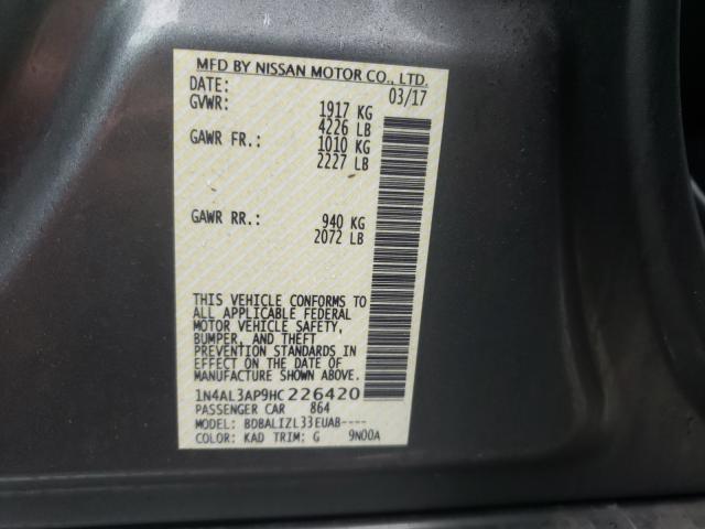 Photo 9 VIN: 1N4AL3AP9HC226420 - NISSAN ALTIMA 2.5 