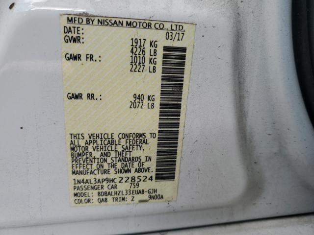 Photo 12 VIN: 1N4AL3AP9HC228524 - NISSAN ALTIMA 