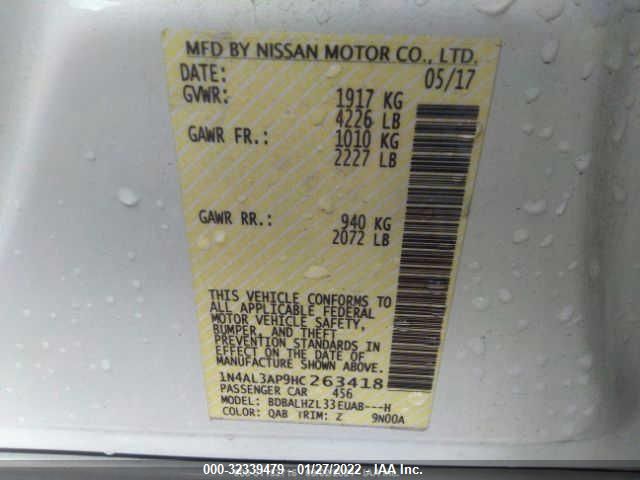 Photo 8 VIN: 1N4AL3AP9HC263418 - NISSAN ALTIMA 