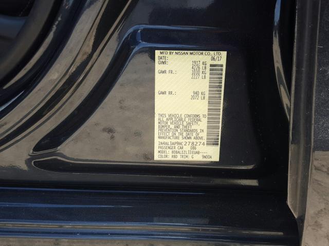 Photo 9 VIN: 1N4AL3AP9HC278274 - NISSAN ALTIMA 2.5 