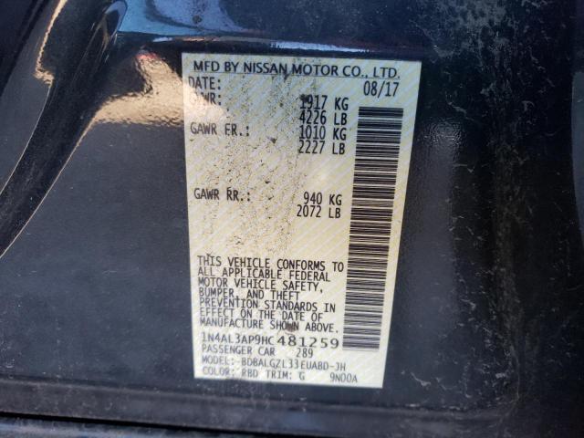 Photo 9 VIN: 1N4AL3AP9HC481259 - NISSAN ALTIMA 2.5 