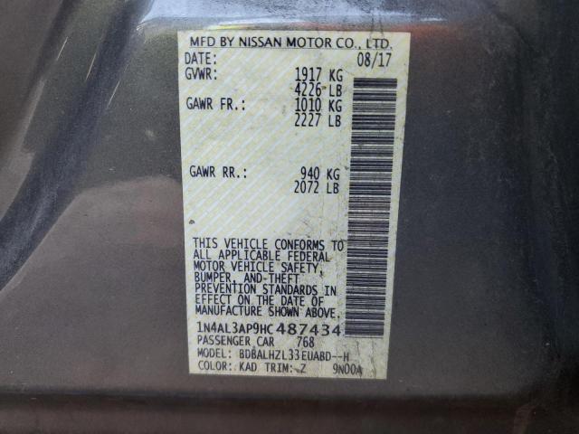 Photo 11 VIN: 1N4AL3AP9HC487434 - NISSAN ALTIMA 