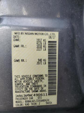 Photo 12 VIN: 1N4AL3AP9HC490611 - NISSAN ALTIMA 2.5 