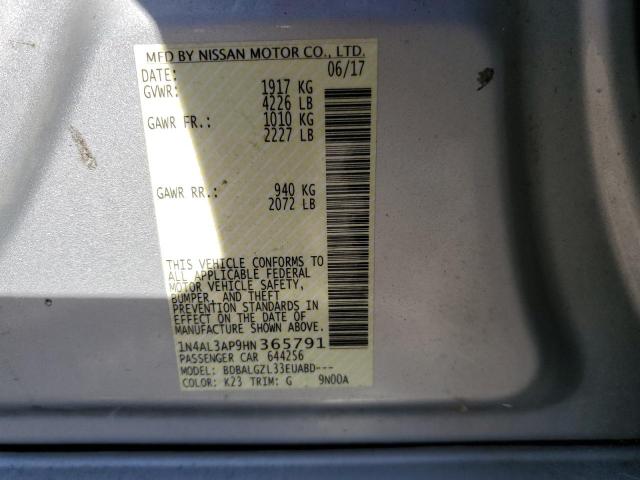 Photo 11 VIN: 1N4AL3AP9HN365791 - NISSAN ALTIMA 2.5 