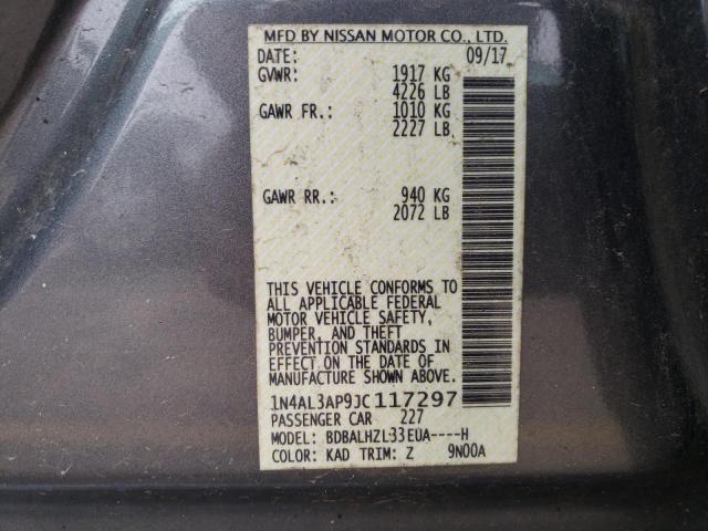 Photo 11 VIN: 1N4AL3AP9JC117297 - NISSAN ALTIMA 2.5 