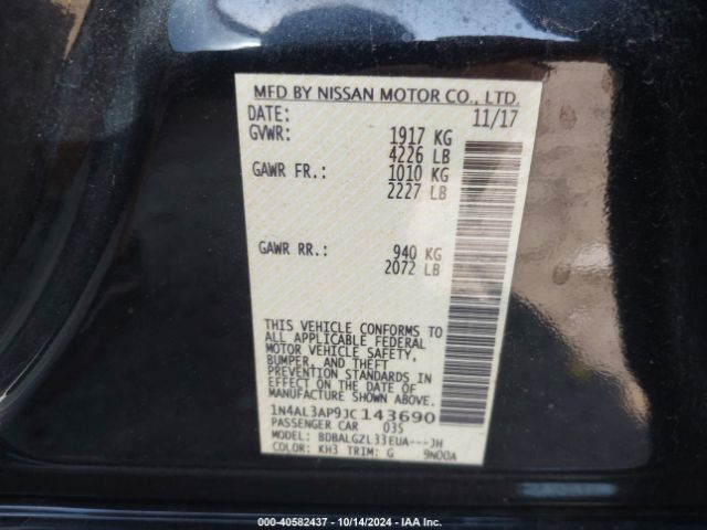 Photo 8 VIN: 1N4AL3AP9JC143690 - NISSAN ALTIMA 