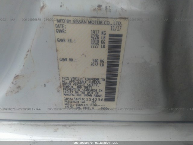 Photo 8 VIN: 1N4AL3AP9JC154236 - NISSAN ALTIMA 