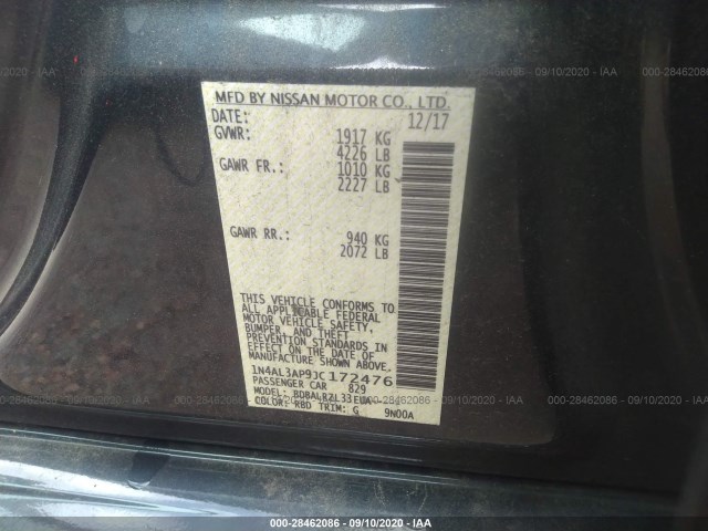 Photo 8 VIN: 1N4AL3AP9JC172476 - NISSAN ALTIMA 