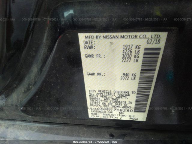 Photo 8 VIN: 1N4AL3AP9JC208280 - NISSAN ALTIMA 