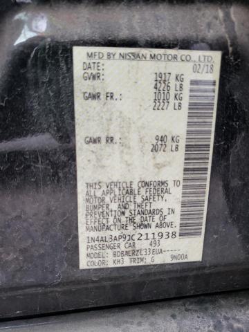 Photo 9 VIN: 1N4AL3AP9JC211938 - NISSAN ALTIMA 2.5 