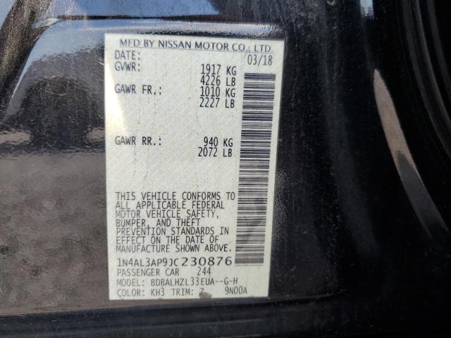 Photo 11 VIN: 1N4AL3AP9JC230876 - NISSAN ALTIMA 