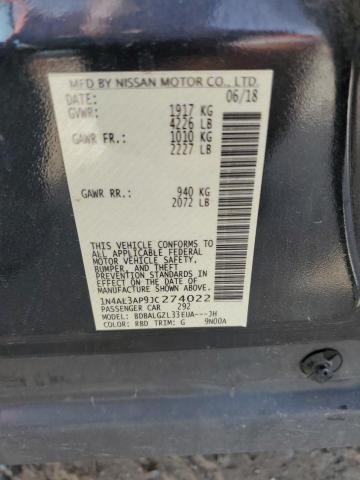 Photo 11 VIN: 1N4AL3AP9JC274022 - NISSAN ALTIMA 