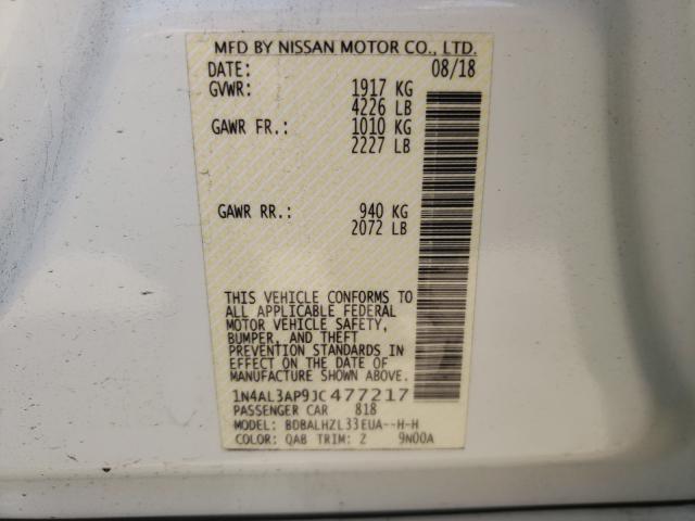 Photo 9 VIN: 1N4AL3AP9JC477217 - NISSAN ALTIMA 