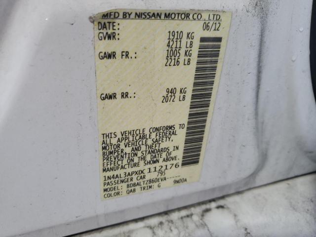 Photo 12 VIN: 1N4AL3APXDC112176 - NISSAN ALTIMA 