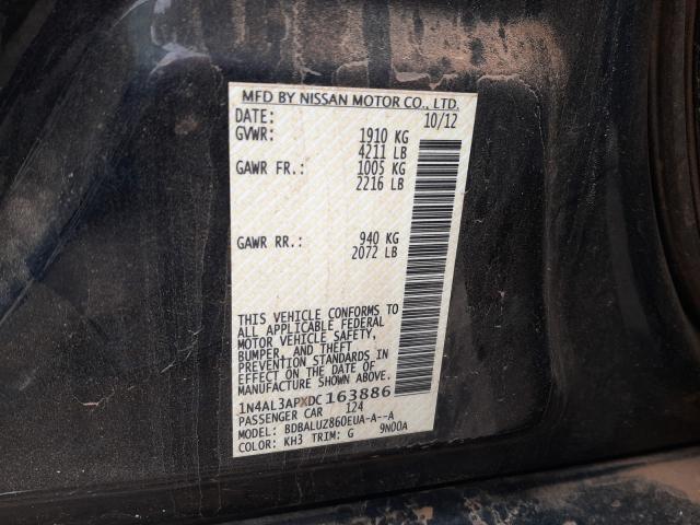 Photo 9 VIN: 1N4AL3APXDC163886 - NISSAN ALTIMA 2.5 