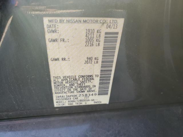 Photo 11 VIN: 1N4AL3APXDC258349 - NISSAN ALTIMA 