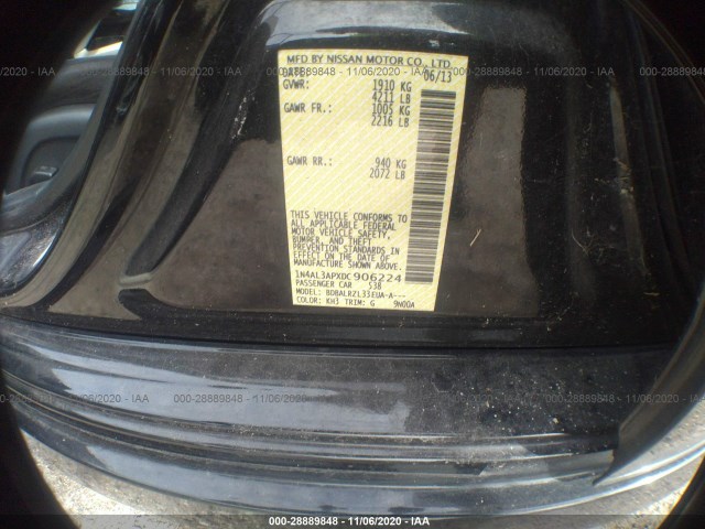 Photo 8 VIN: 1N4AL3APXDC906224 - NISSAN ALTIMA 