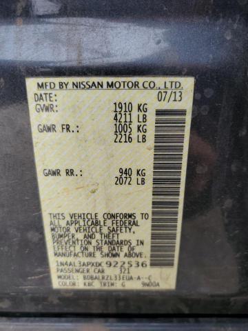 Photo 11 VIN: 1N4AL3APXDC922536 - NISSAN ALTIMA 