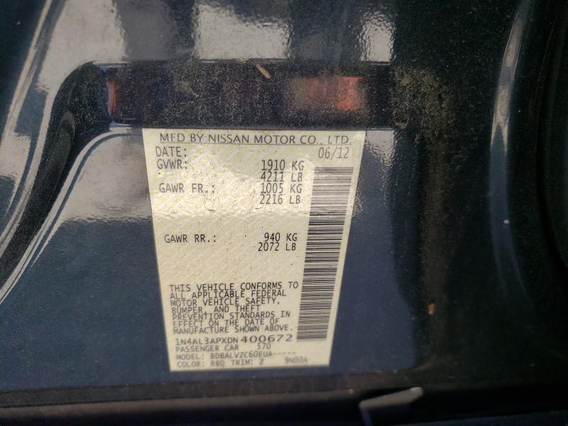 Photo 9 VIN: 1N4AL3APXDN400672 - NISSAN ALTIMA 