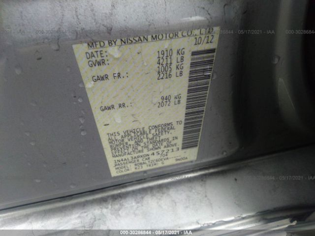 Photo 8 VIN: 1N4AL3APXDN457213 - NISSAN ALTIMA 