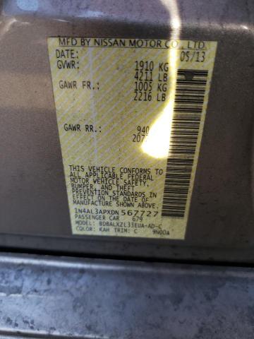 Photo 12 VIN: 1N4AL3APXDN567727 - NISSAN ALTIMA 