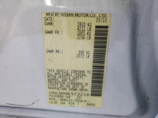 Photo 11 VIN: 1N4AL3APXDN572216 - NISSAN ALTIMA 2.5 