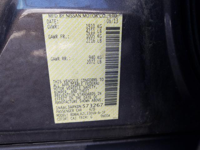 Photo 9 VIN: 1N4AL3APXDN573267 - NISSAN ALTIMA 2.5 