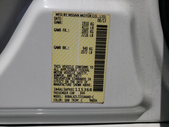 Photo 11 VIN: 1N4AL3APXEC115368 - NISSAN ALTIMA 