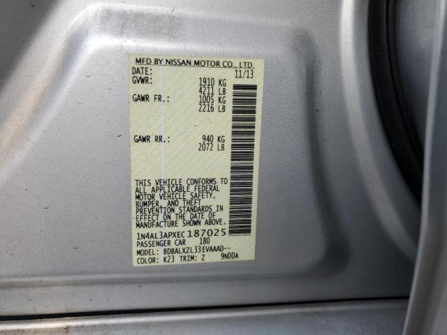 Photo 12 VIN: 1N4AL3APXEC187025 - NISSAN ALTIMA 