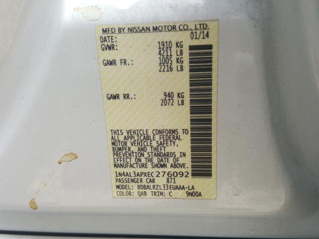 Photo 9 VIN: 1N4AL3APXEC276092 - NISSAN ALTIMA 2.5 