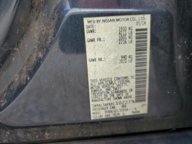 Photo 12 VIN: 1N4AL3APXFC102279 - NISSAN ALTIMA 2.5 